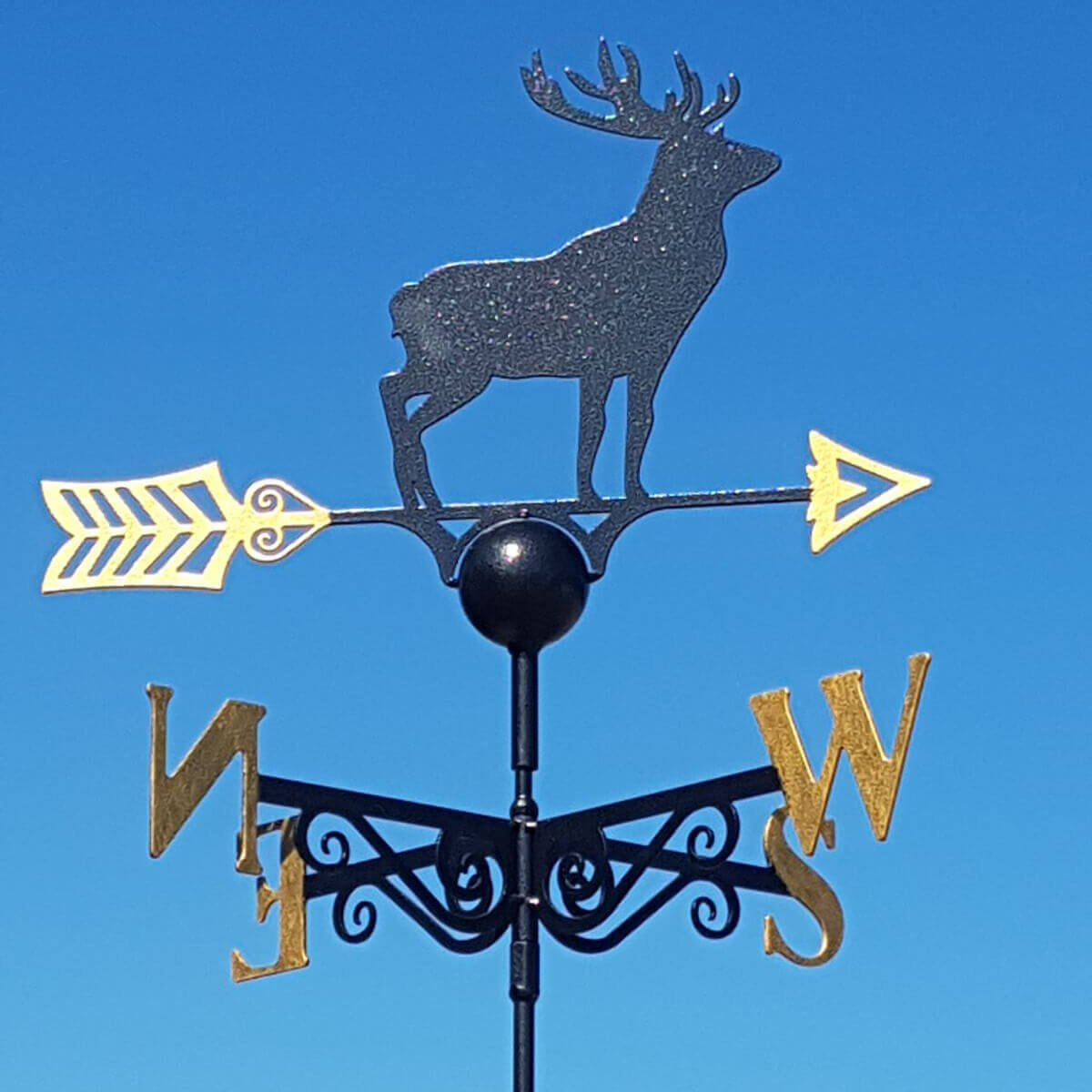 deer weathervane gold letters.jpg